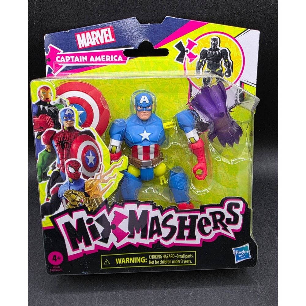 Marvel Mix Mashers Captain America Customizable Action Figure